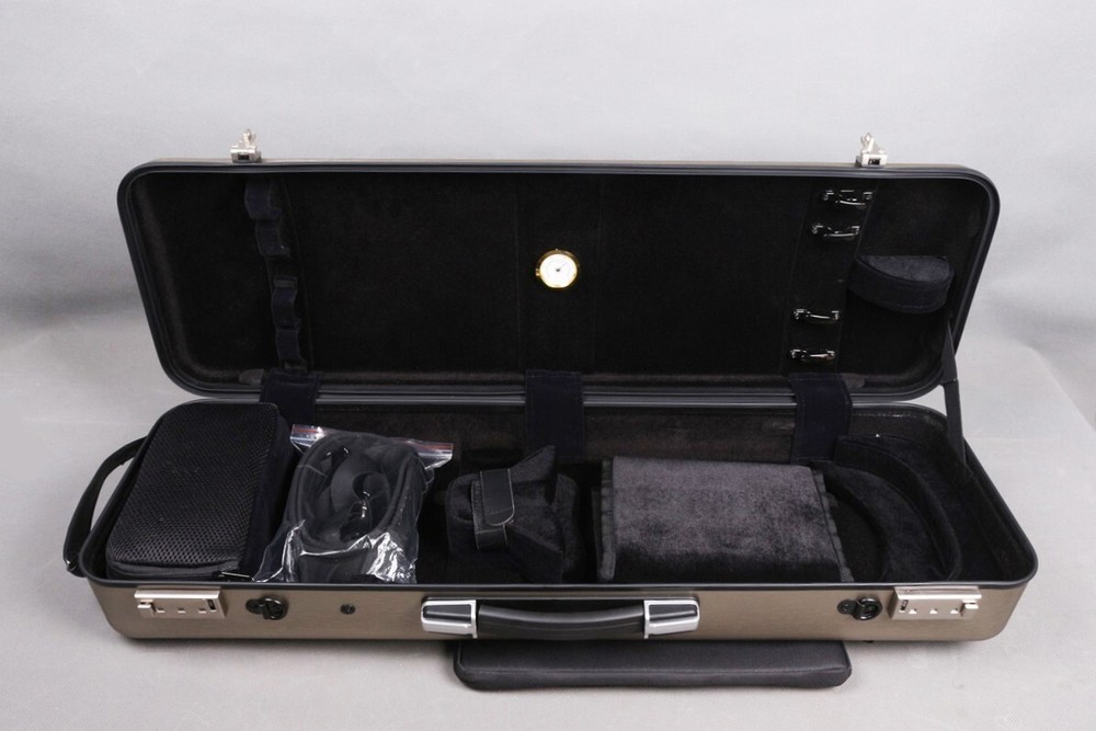 Advanced 4/4 Violin Case box Carbon Fiber Strong Oblong  Case Code lock