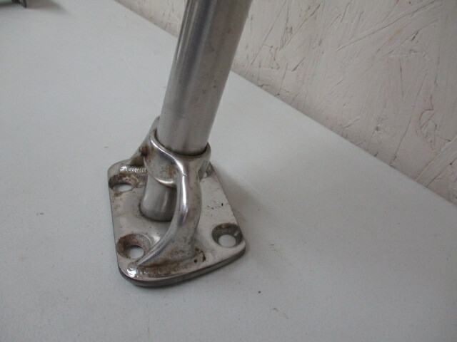 Single Line Stanchion with Removeable Base, Stainless Steel