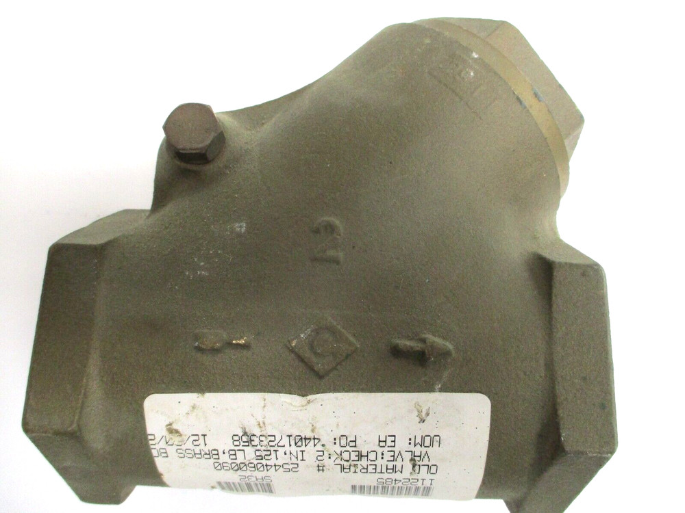 BRONZE , 2" FNPT SWING CHECK VALVE , 200 PSI