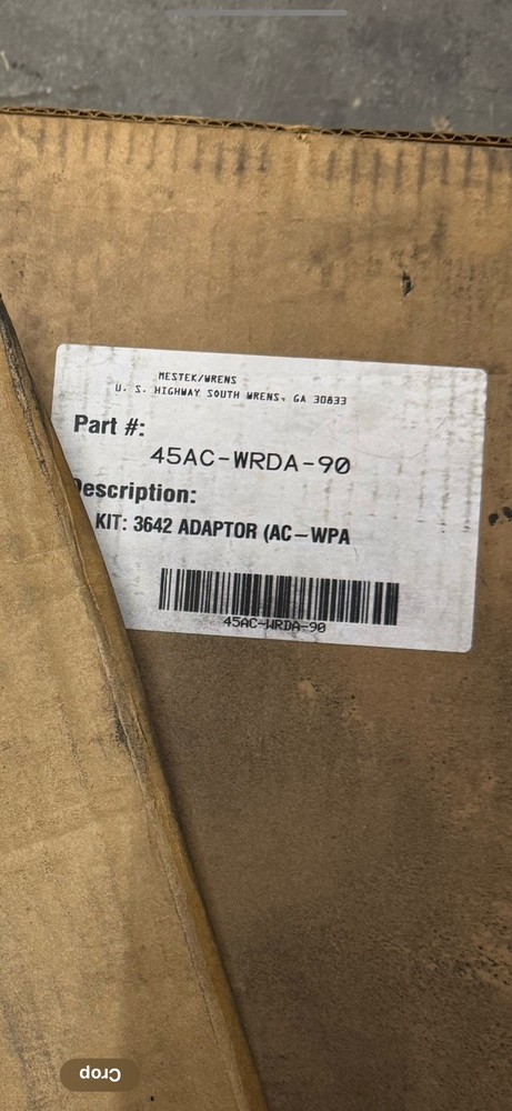 SpacePak 45AC-WRDA-90  - Adapter for 3642  NEW