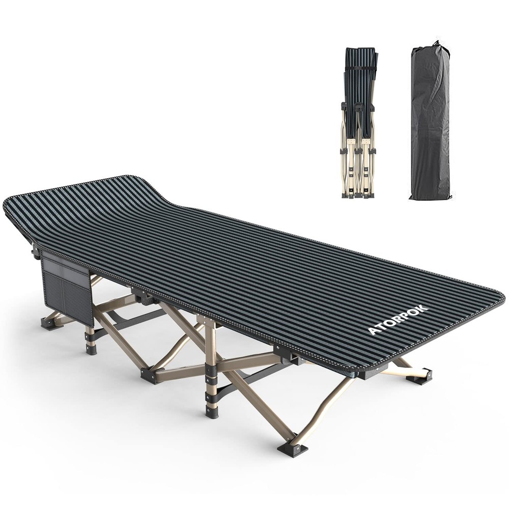 Camping Cot for Adults Comfortable, Tent Folding Cot for Sleeping, Lightweigh...