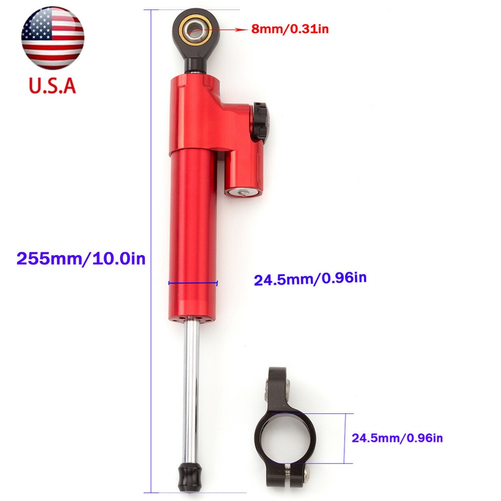 For CB600F Hornet 2007-2016 Steering Damper + Stabilizer Bracket Mount Kit Shock