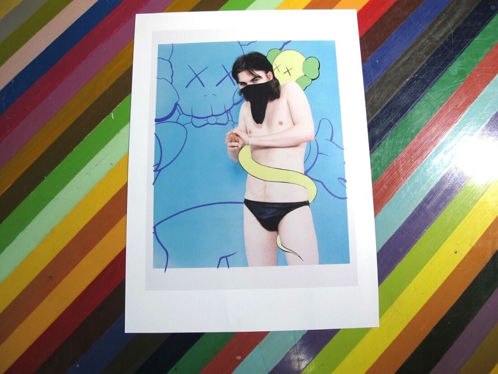 vtg KAWS art show - process transparency worksheet pre print 2 sided v1