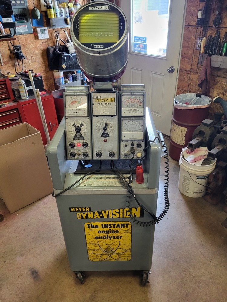 Vintage Heyer Dyna-Vision Engine Analyzer