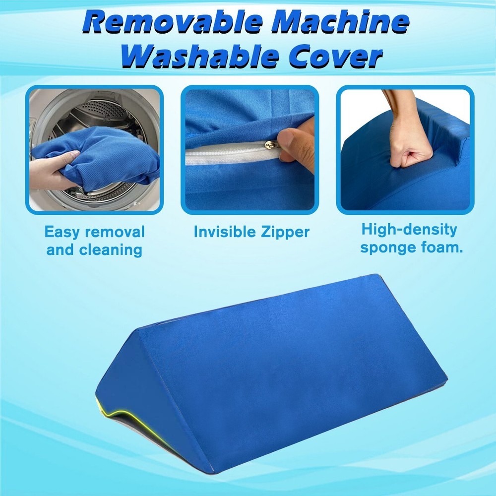 For Sleeping Triangle Wedge Pillow Cushion Post Surgery Bedsores Elderly Support