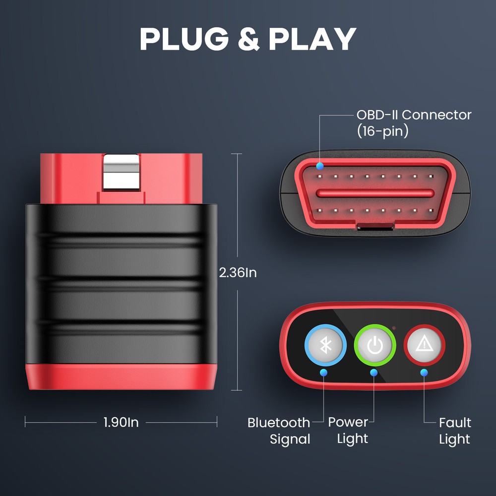 Thinkdiag mini OBD2 Scanner All Systems ABS SRS Car Diagnostic Tool Bluetooth