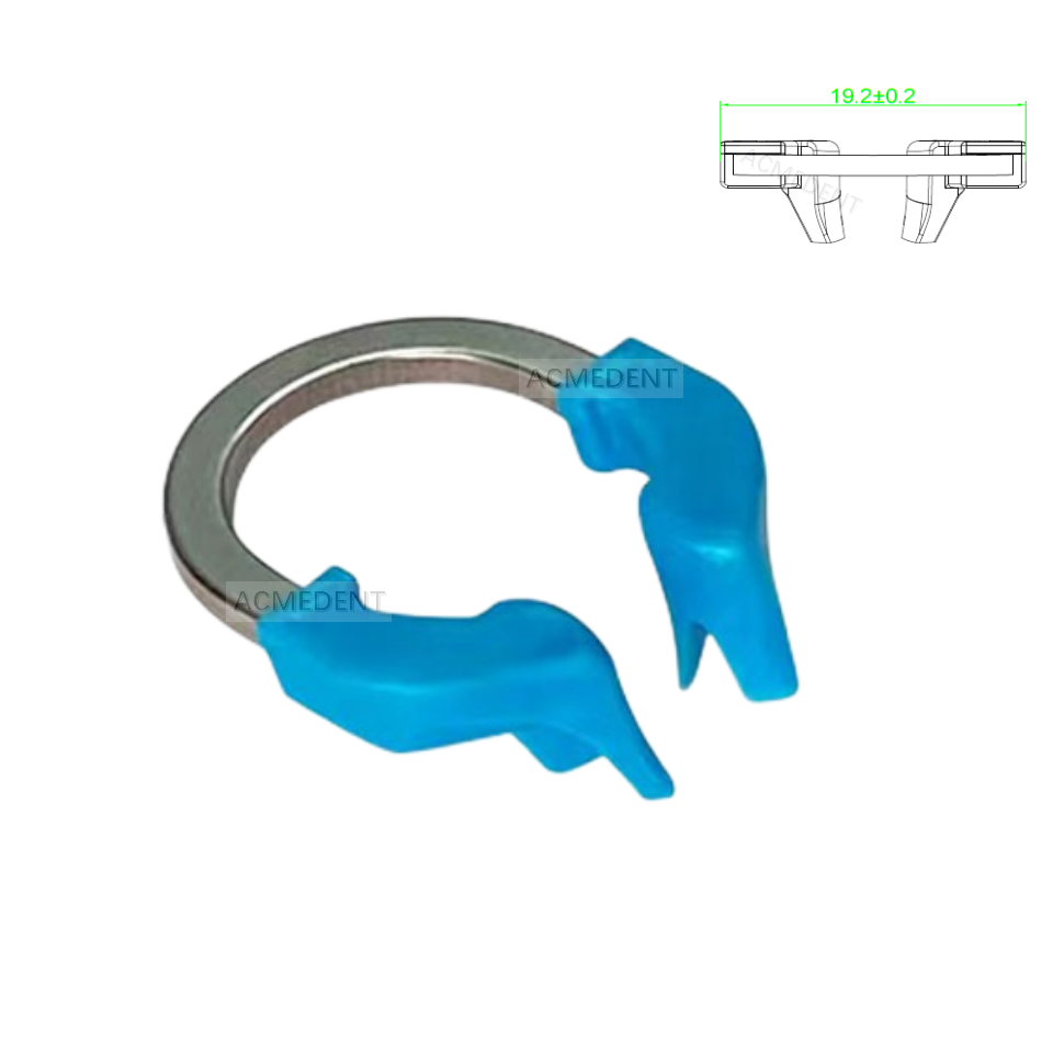 Blue Dental Sectional Matrix Universal Ring Titanium Clamp Plus Style