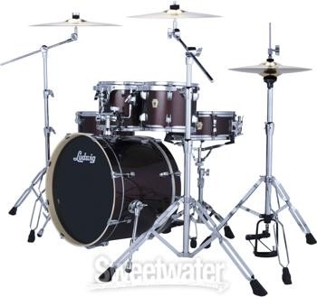 Ludwig Evolution 5-piece Complete Drum Set - Caramel Sparkle