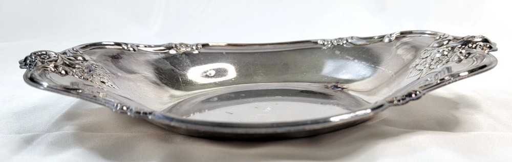 Wm Rogers Co Silver Plated Candy Oval Dish Bowl