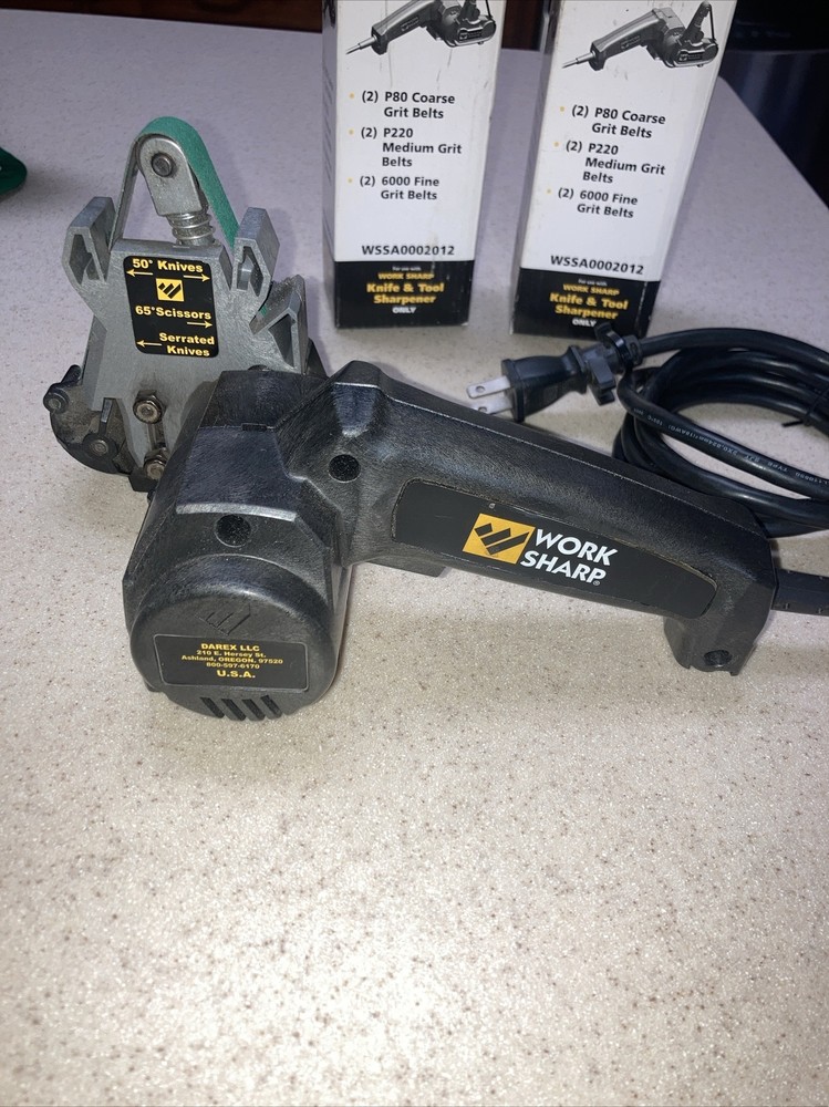 Work Sharp Knife & Tool Sharpener Black WSKTS + Extras