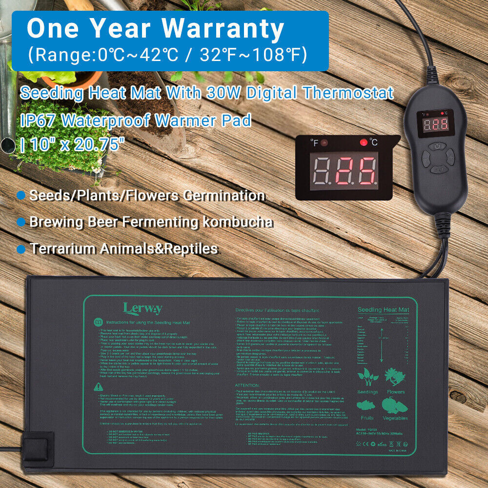 Brewing Heating Mat Fermentation Winemaking Distilling Beer Temperature Strip US