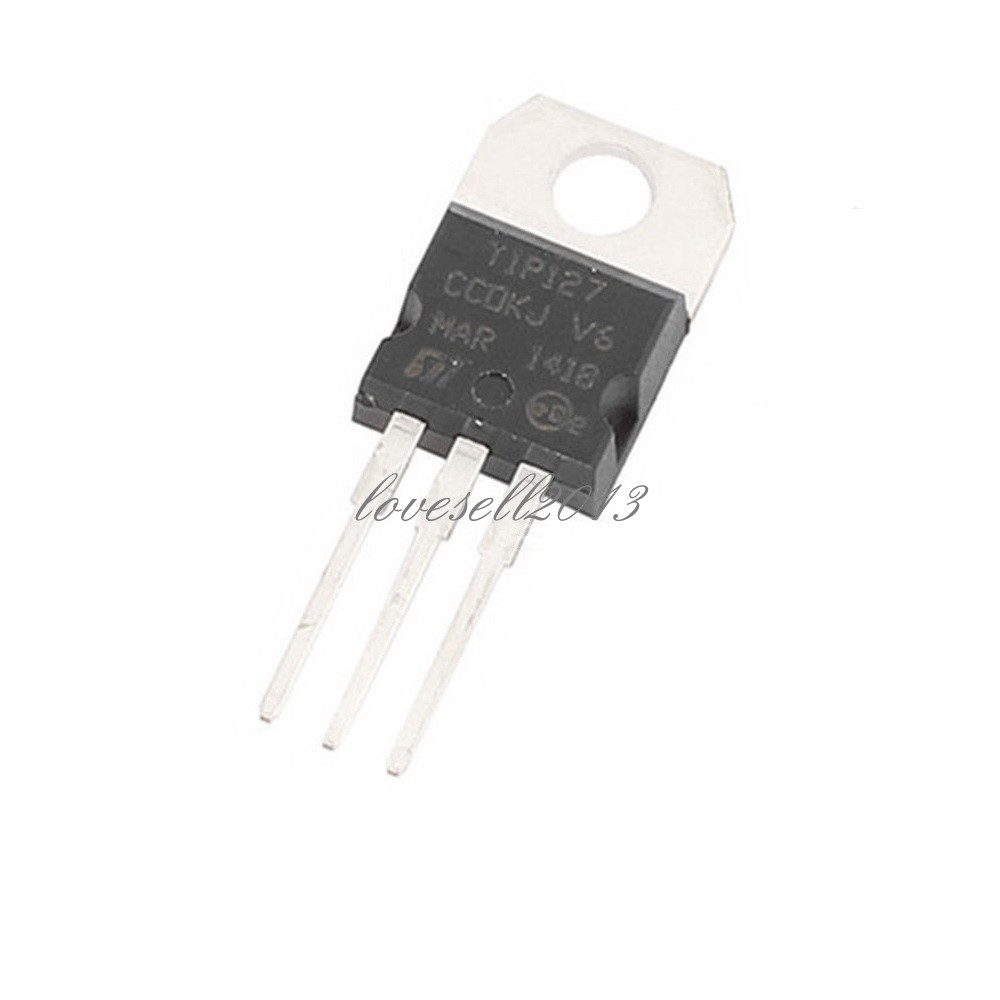 10Pcs TIP127 TO-220 100V 5A Transistor Complementary PNP IC TIP127