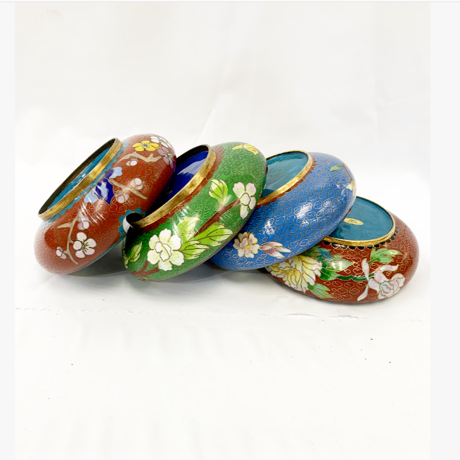 Vintage Chinese Cloisonne Ashtray