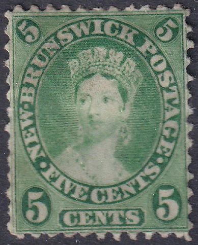New Brunswick 1860 Sc 8  MNG(*) heavy hinge