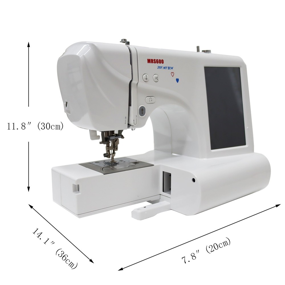 Small Household Automatic Embroidery Sewing Machine with Display Screen