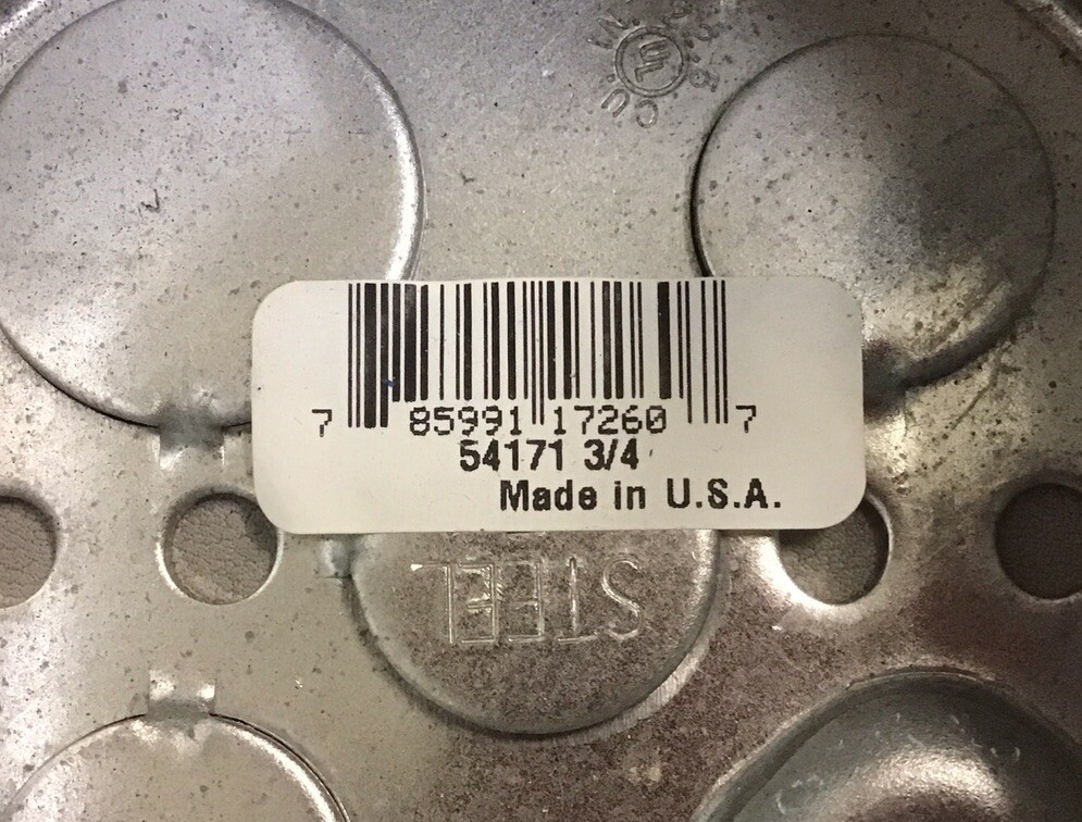 Lot Of 4 Octagon Drawn Deep Boxes Concentric KO 4" (b21)
