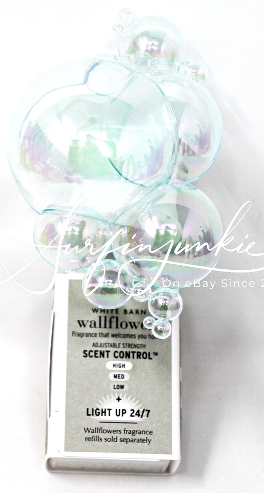 Bath & Body Works Wallflower Plug In Diffuser Bubble Bath Bubbles Light Up Scent