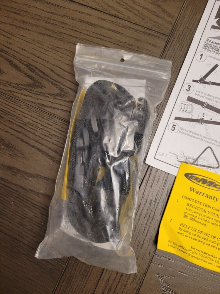 Spec Ops Gun Sling 101 CQB 1" Black Nylon