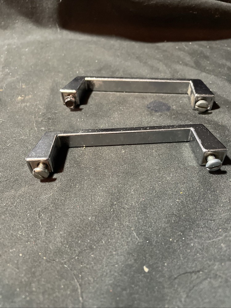 Vintage Mac Tool Box Drawer Handle w/Screws Square Frame 4'' Long x 1'' Deep