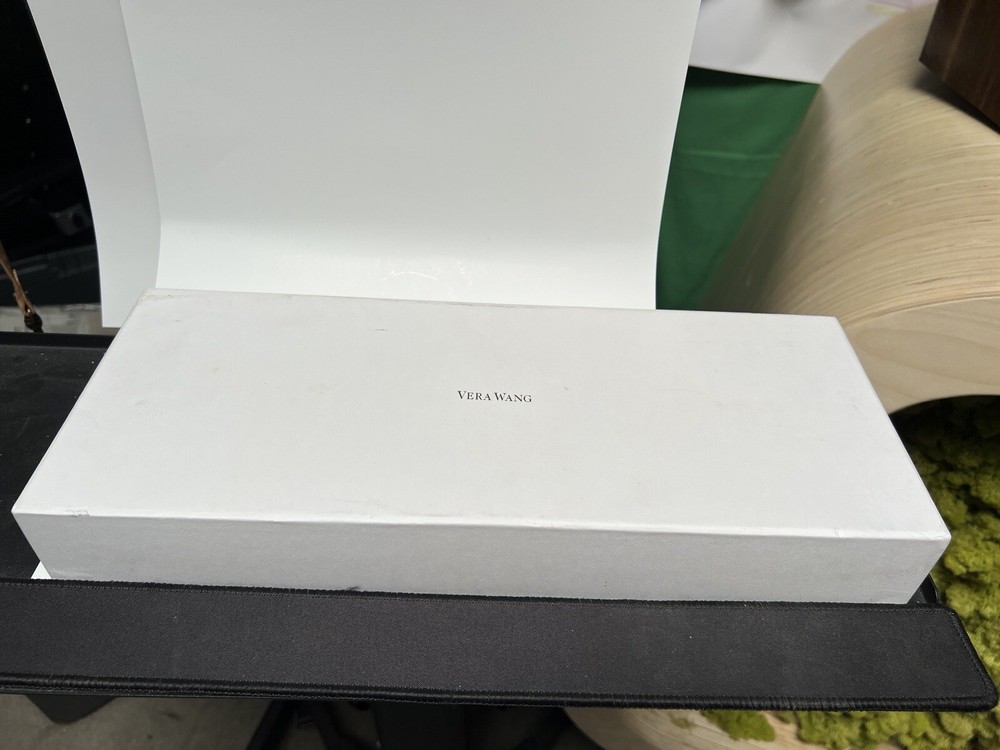 Vera Wang By Wedgwood Cake Knife & Server Set Original Box Handle Discolored