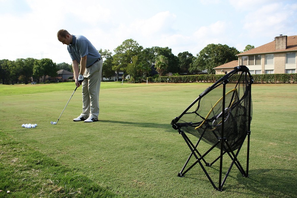 Collapsible Chipping Net Black, 23 inch