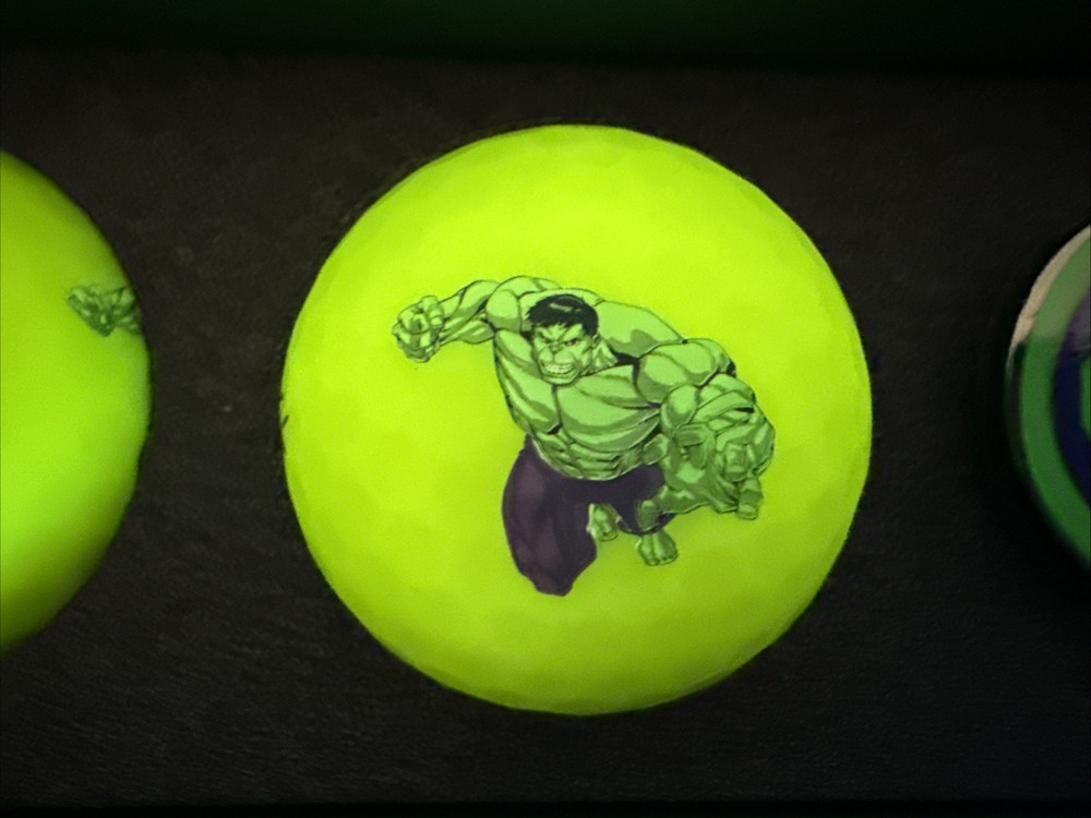 Volvik Vivid Soft Marvel Golf Balls Set Pack Green HULK