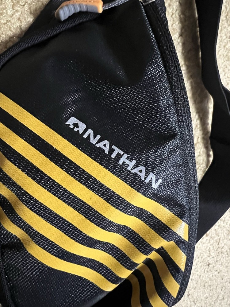 Nathan Swift Plus Hydration Running Belt Black Athletic Marathon