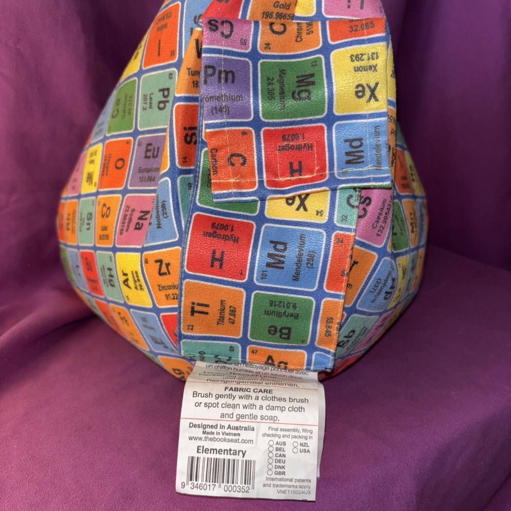 The BookSeat Book iPad Kindle Holder Beanbag Book Seat Elementary Table Elements