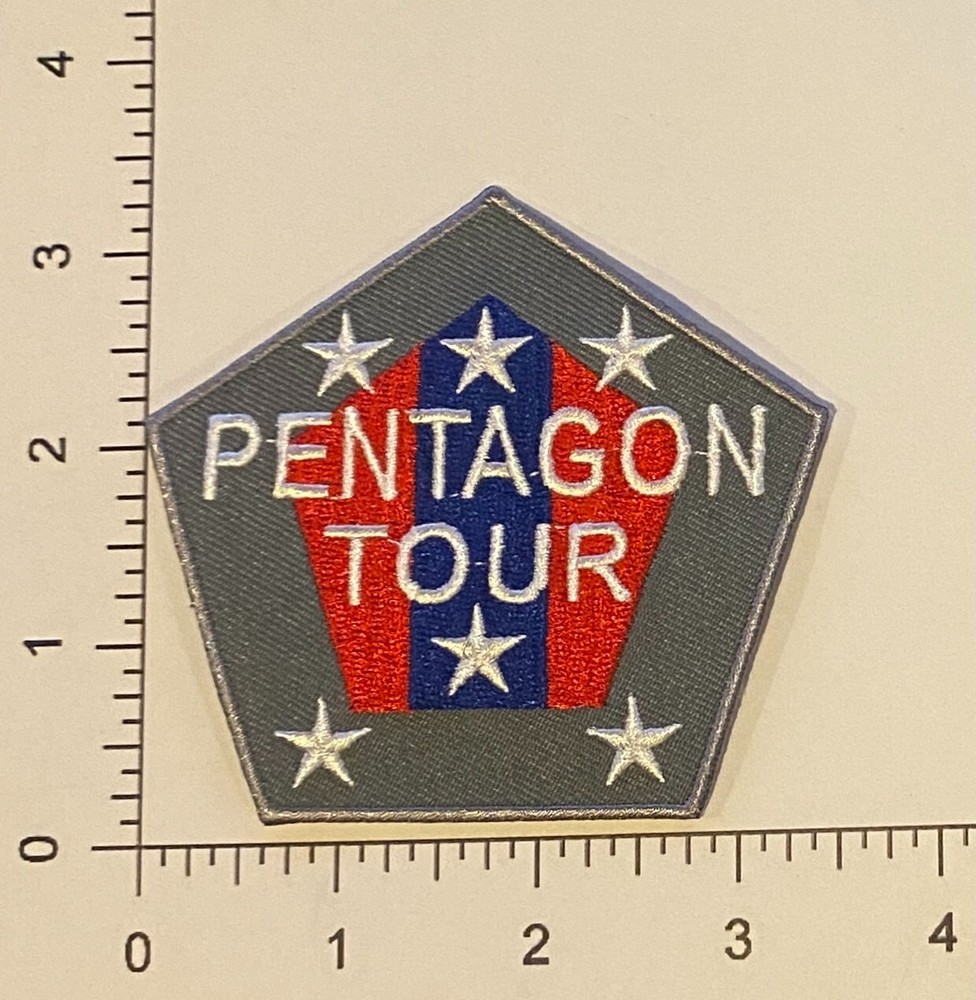 Pentagon Tour Patch (3 1/2") new, embroidered