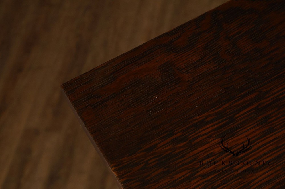 Warren Hile Studio Mission Oak Drop Front Desk