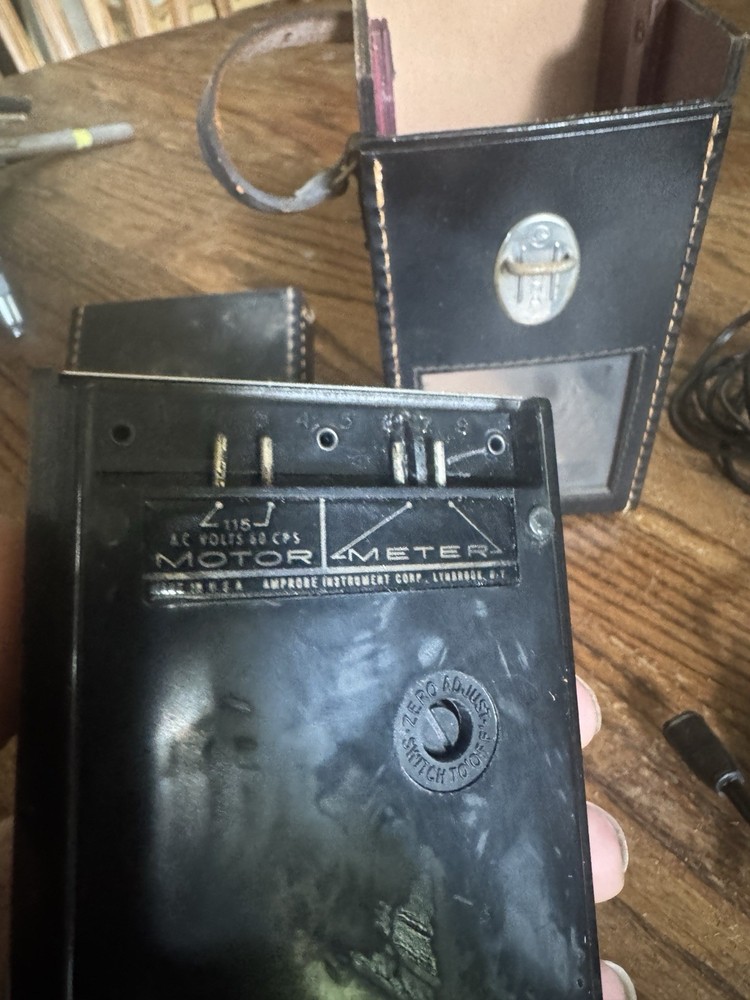 Vintage Amprobe Motor Meter Recorder Model UNTESTED