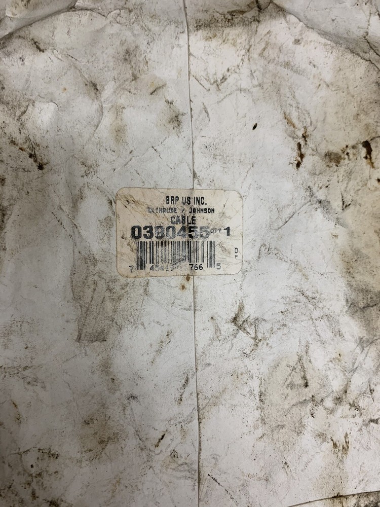 OMC Outboard Starter Neutral Interlock Cable Part # 0390455