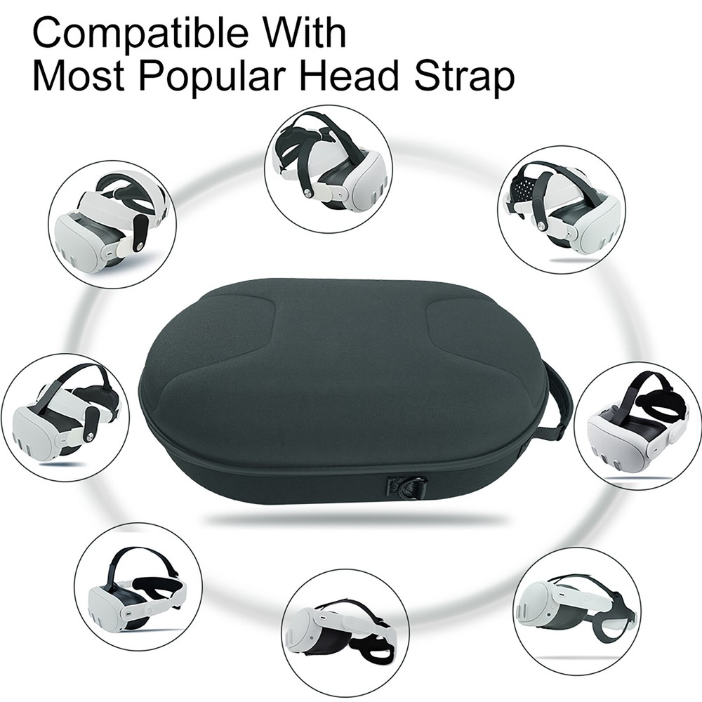 Travle Carrying Case Storage Bag for Quest 3 VR Headset & Controller Accessories