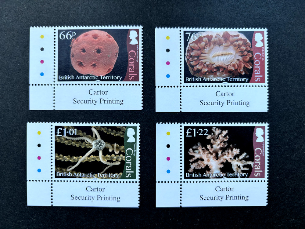 British Antarctic Territory, 2017,  Corals, MNH Set.