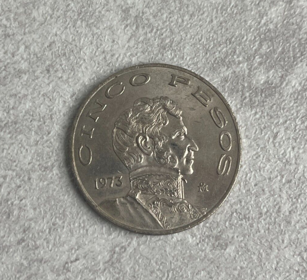 1973 Mexico 5 Pesos L2