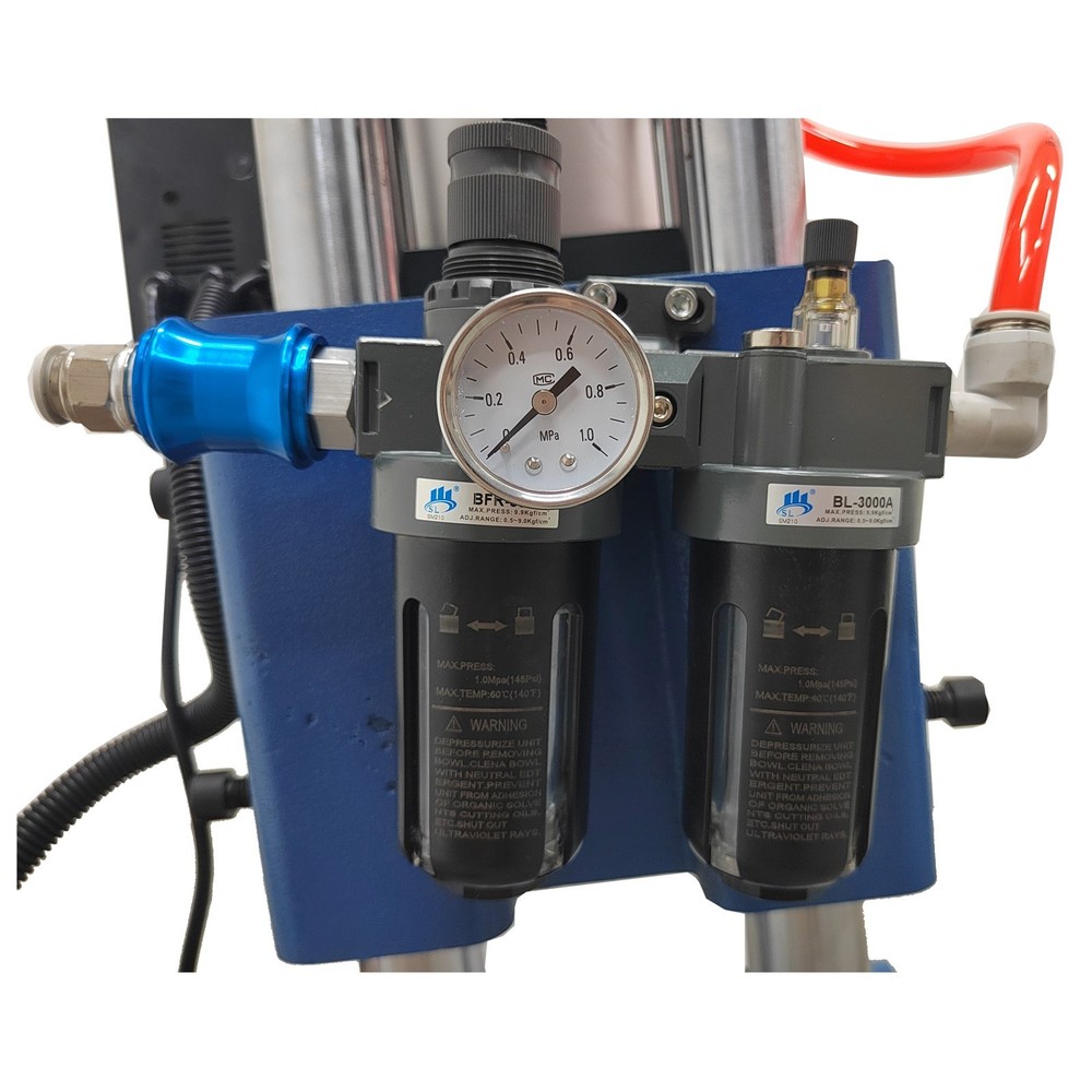 1763lb Pneumatic Punch Press Machine with Controller Dual Column Compressed Air