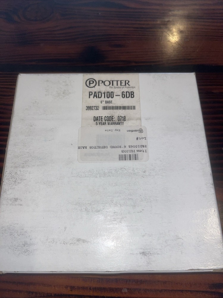 POTTER PAD100-6DB 6” Base