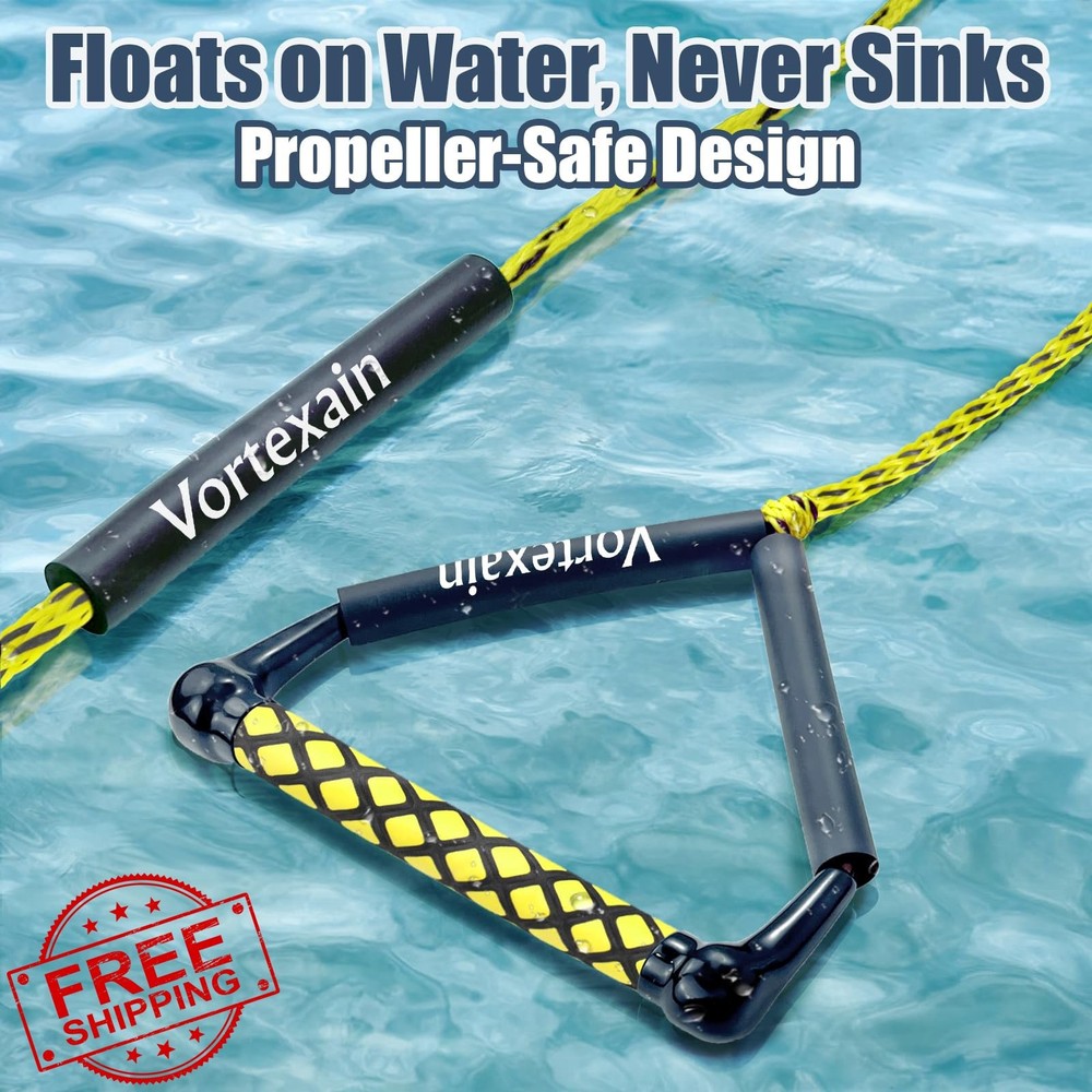 75ft Wakeboard Rope with Handle Waterski Wakesurf