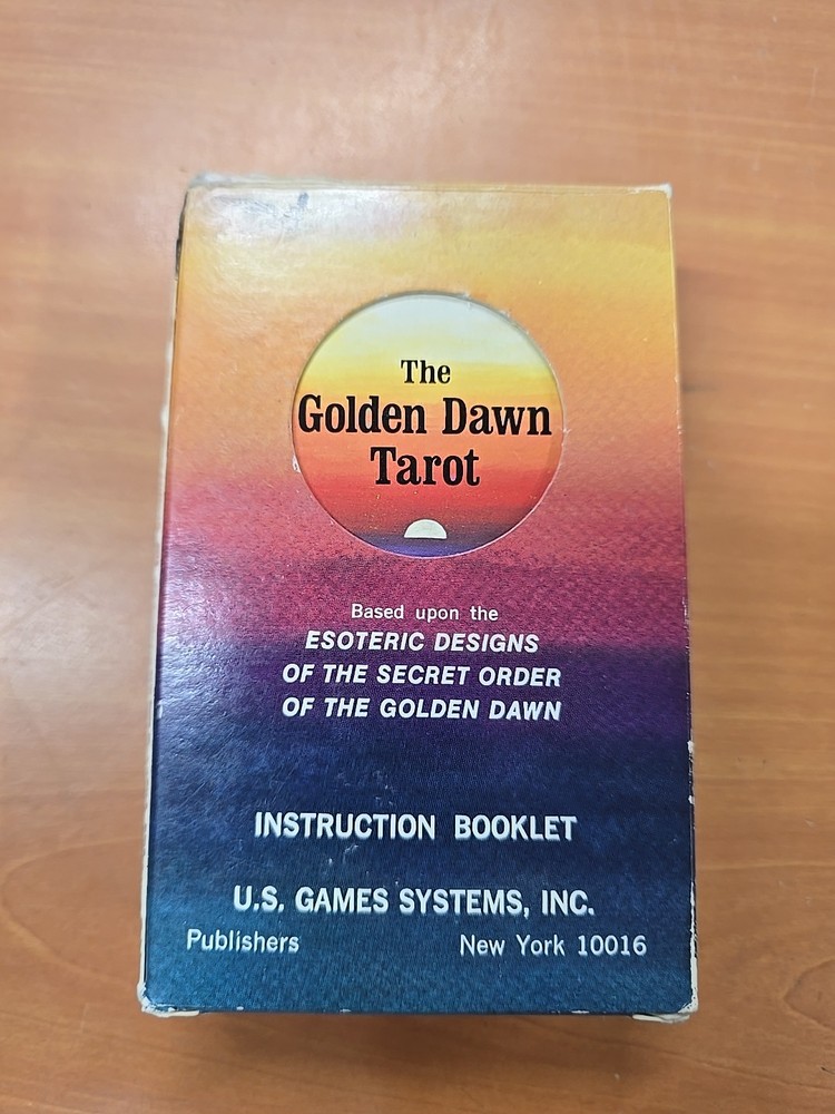 Golden Dawn Tarot Deck with Instruction Booklet Very Nice
