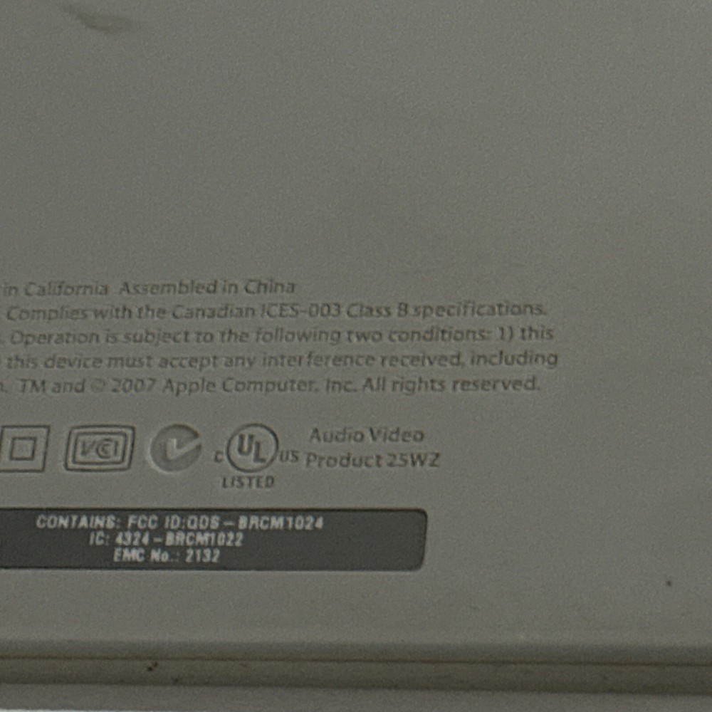 Apple A1218 TV 1st Generation A1218 Tested No Remote Control