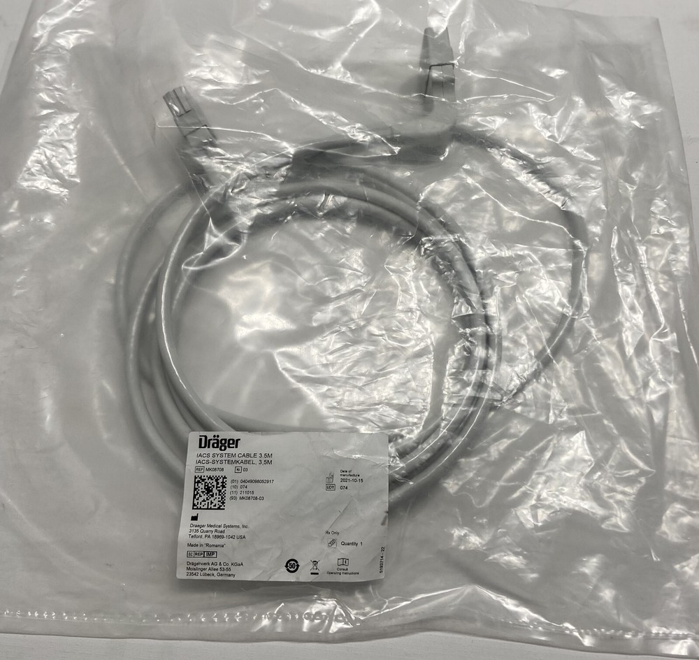 Dräger IACS System Cable 3.5M (MK08708)