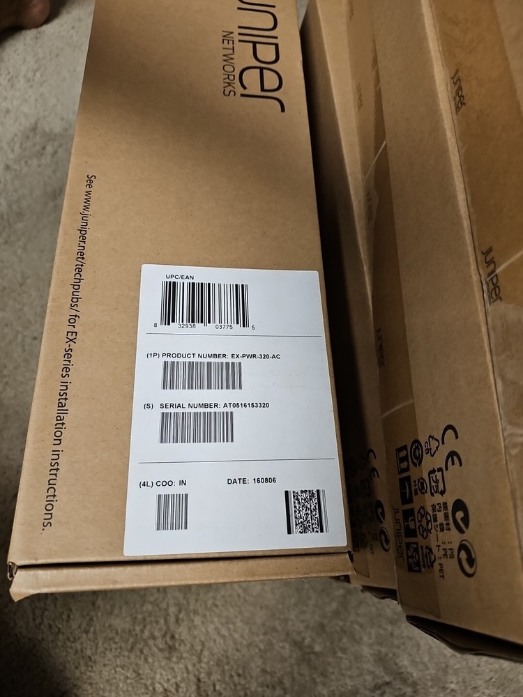 JUNIPER NETWORKS EX-PWR-320-AC POWER SUPPLY