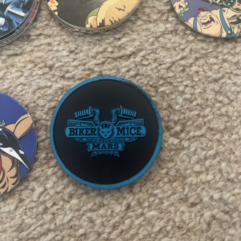 Biker Mice From Mars Pogs, Nostalgic 90s Toys