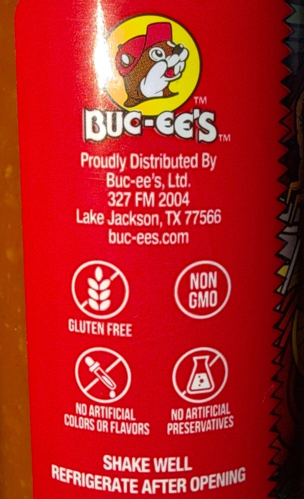 Bucees Scorpion Pepper Hot Sauce 5 oz