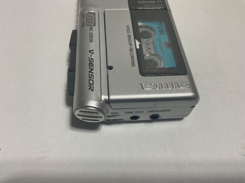 Aiwa TP-M140 Microcassette Recorder Voice Activated Vsensor