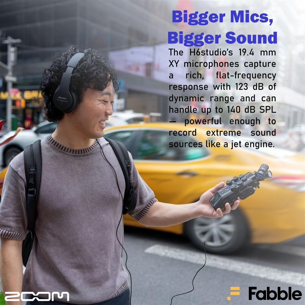 Zoom H6studio Handy Recorder Bundle