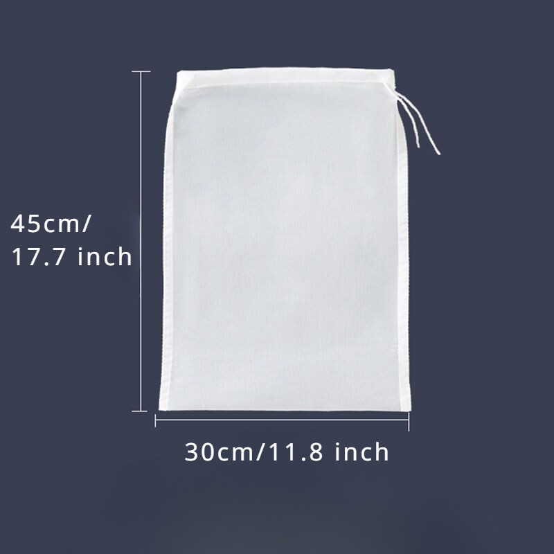 100-300 Micron Hole Nylon Filter Bag Reuseable Thickened Mesh Filter Drawstring