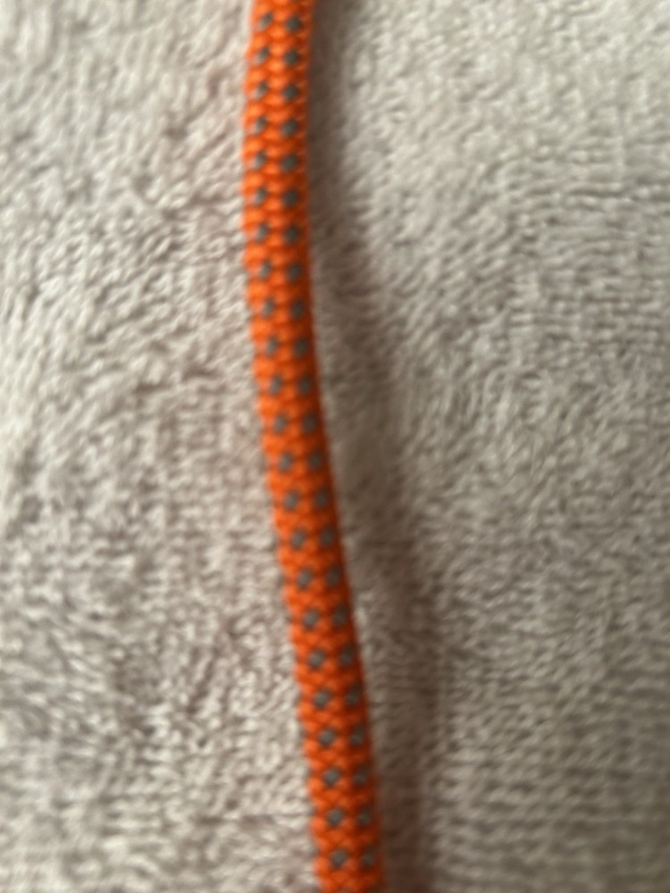 Lightweight Polyester Accessory Cord Orange Gray on Spool Durable Utility Cord