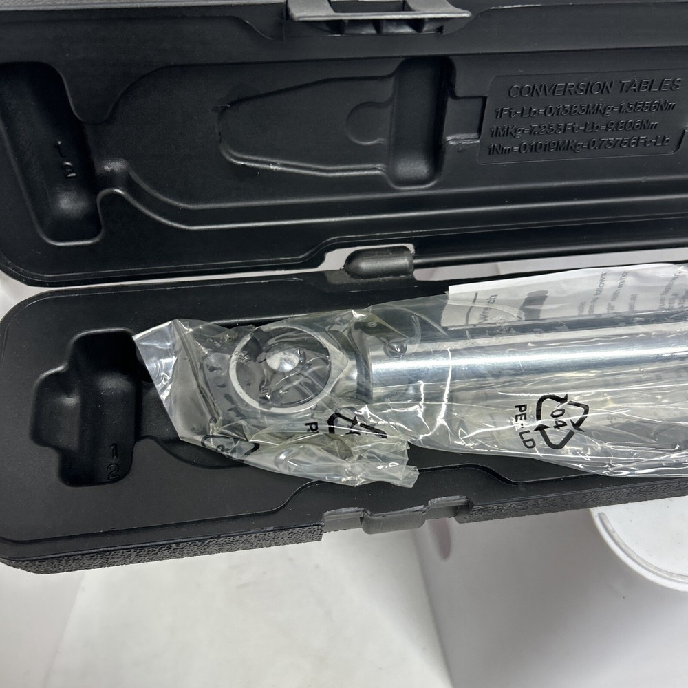 🔥Master Mechanic 1/2” Drive Adjustable Torque Wrench With Micro Meter Window