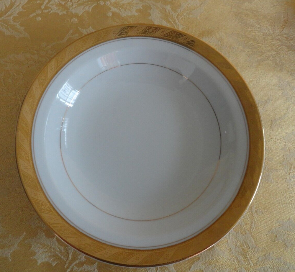 7Pcs Imperial Deluxe Sango Fine China Cleopatra Pattern Dinner Place Setting